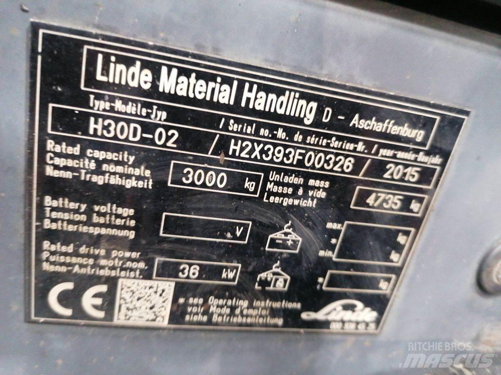 Linde H30D-02 柴油叉车