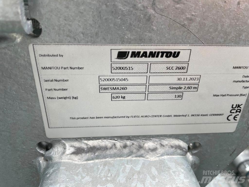 Manitou SCC 2600 伸缩臂叉装车|叉装车