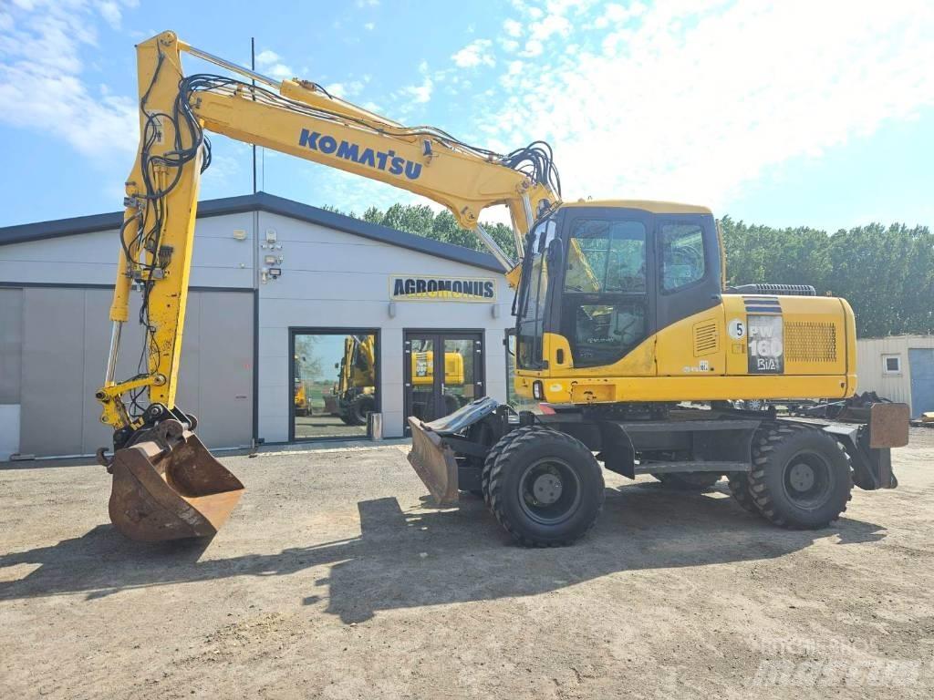 Komatsu PW 160-7 轮式挖掘机