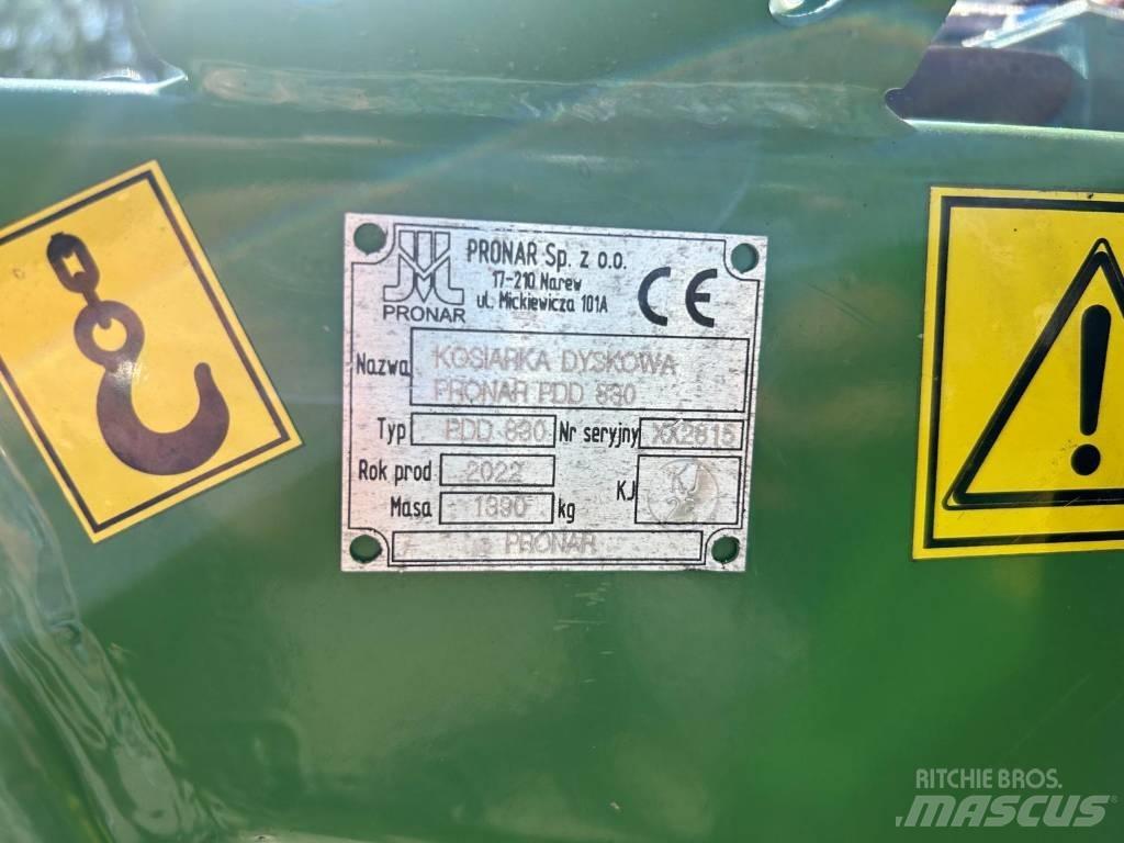 Pronar PDD830C 割草调节装置