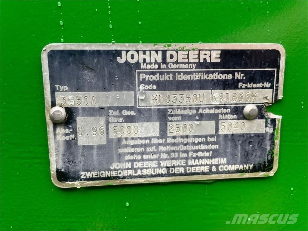 John Deere 3350 拖拉机/农用车