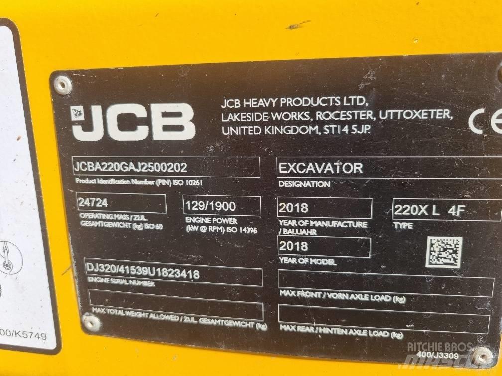 JCB 220 XL 4F 履带挖掘机