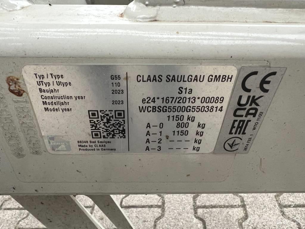 CLAAS Volto 1100 T 犁耙和摊草机