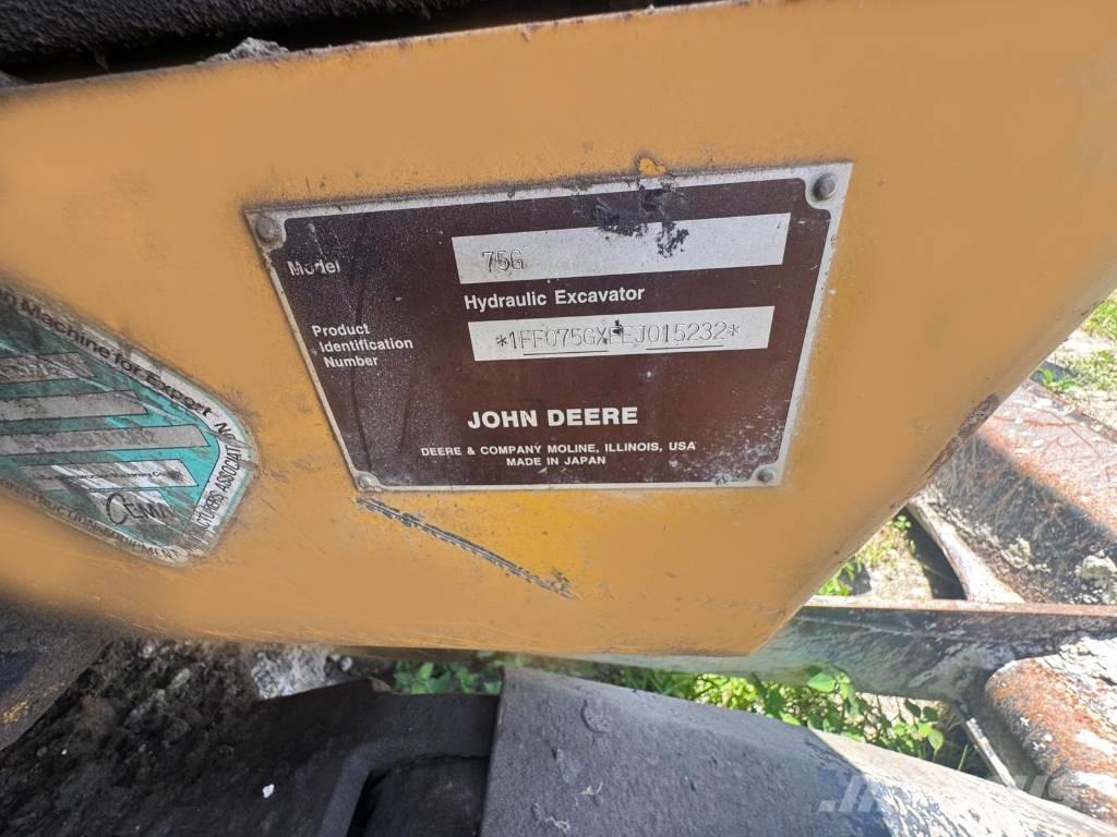 John Deere 75 G 小型挖掘机