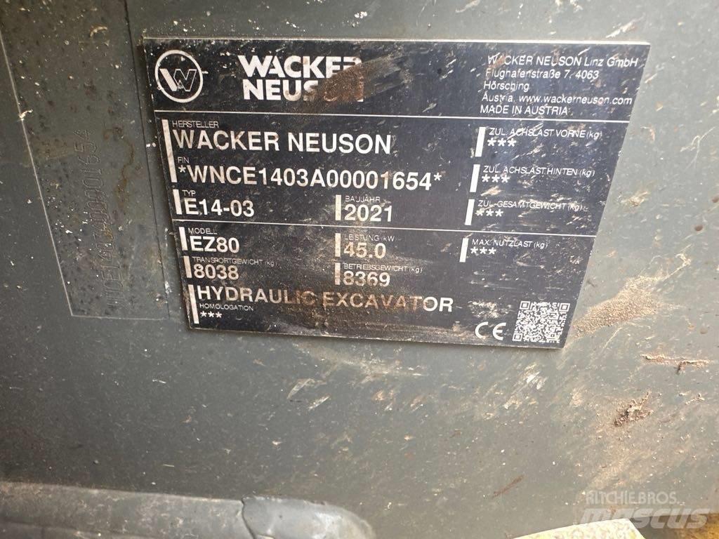 Wacker Neuson EZ80 履带挖掘机