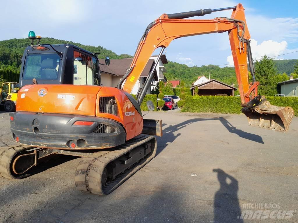 Kubota KX 080-4 中型挖掘机