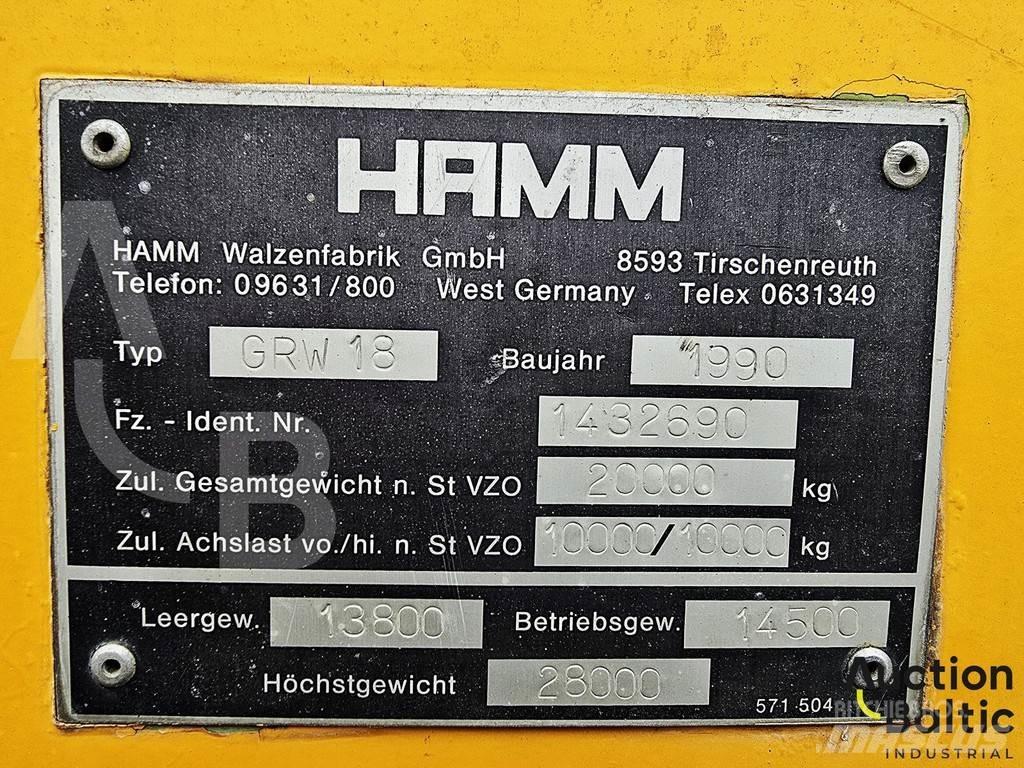 Hamm GRW 18 胶轮压路机