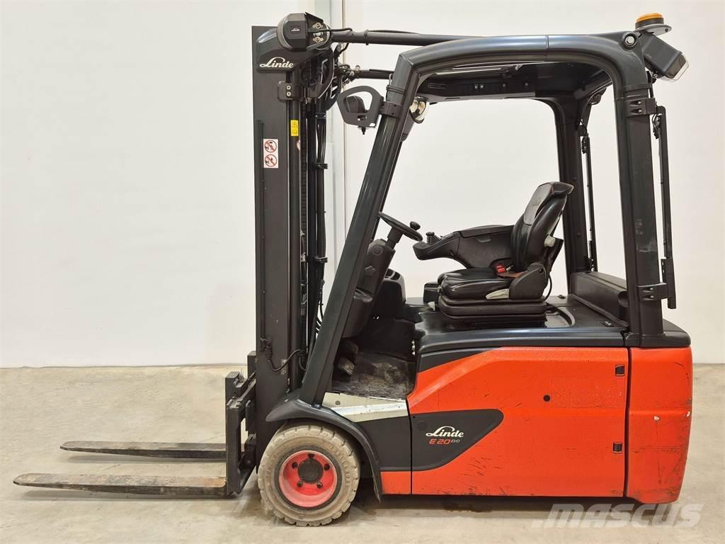 Linde E20L 02 386 电动叉车