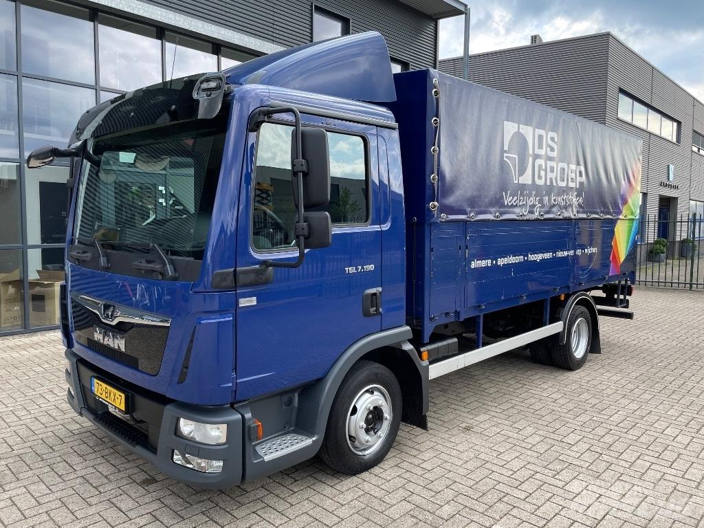 MAN TGL 7.190 篷布货车