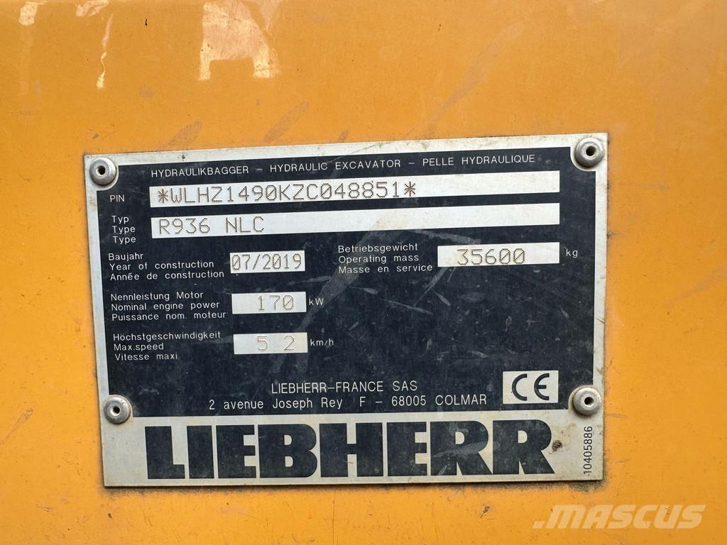 Liebherr R936 NLC 履带挖掘机
