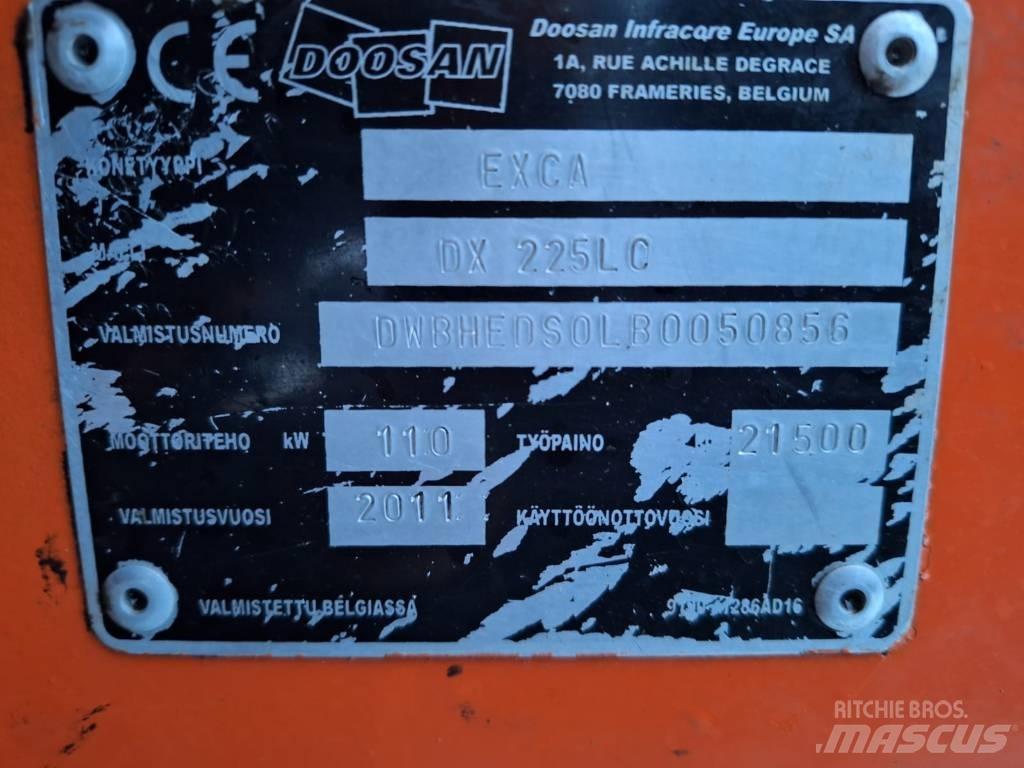 Doosan DX 225 LC 履带挖掘机