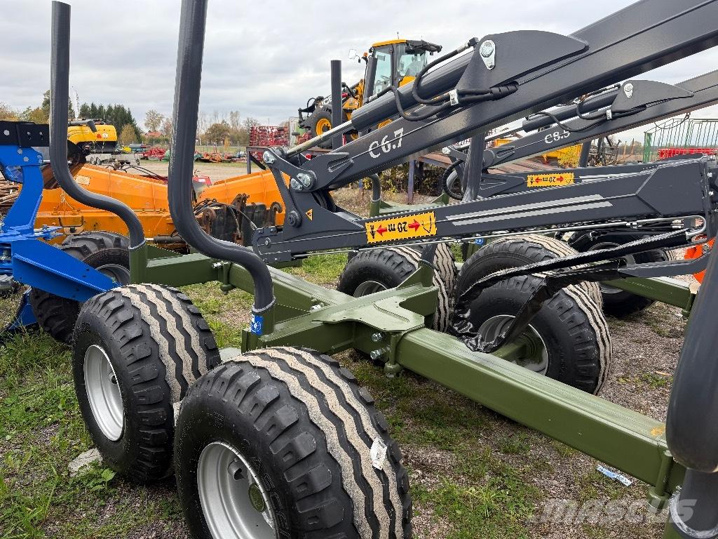 Farma T9 DS 6,7 kran 林业拖车
