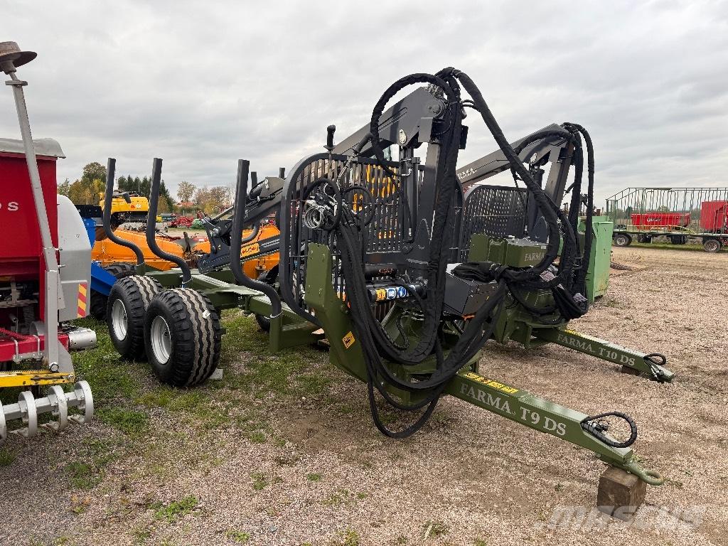 Farma T9 DS 6,7 kran 林业拖车