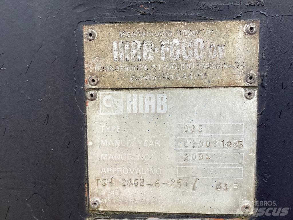 Hiab perävaunu 其他拖车