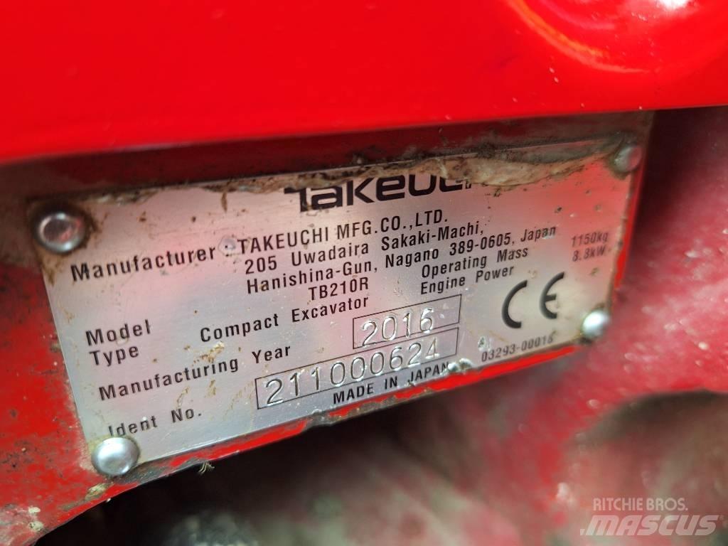 Takeuchi TB 210 R 小型挖掘机