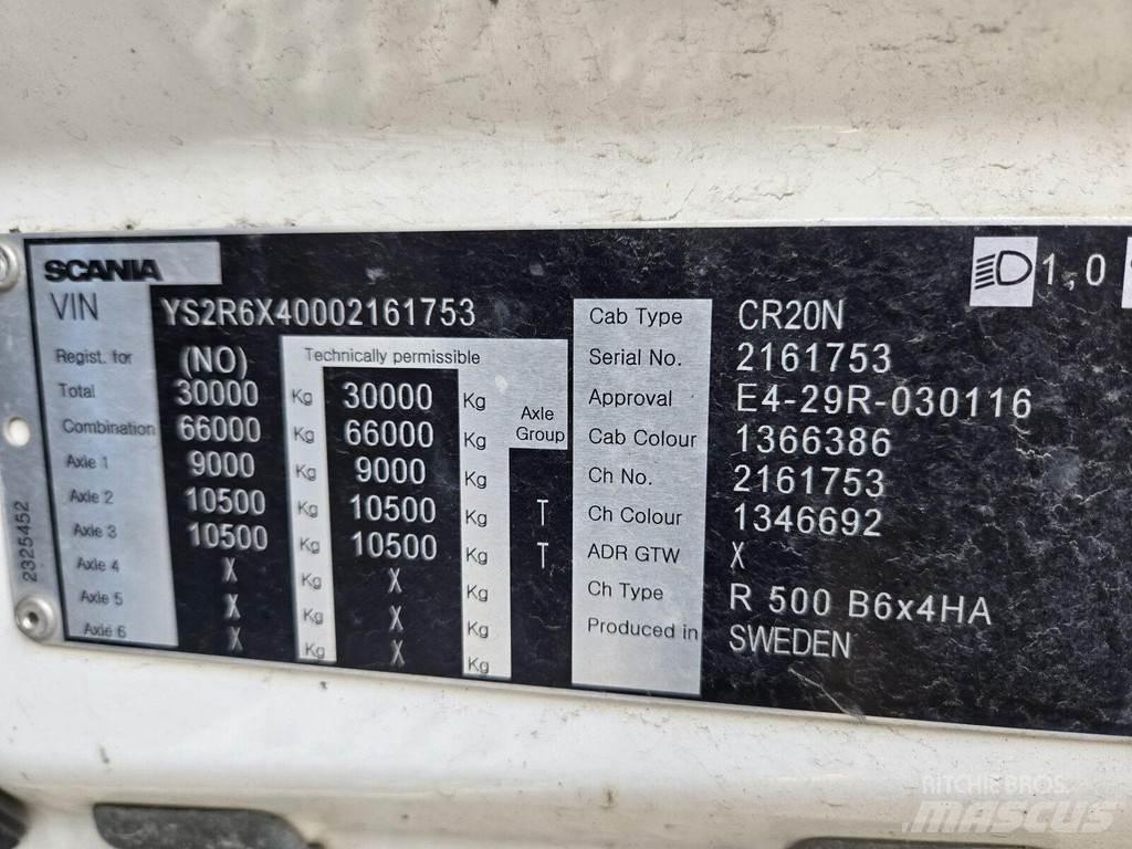 Scania R500 6X4 自卸式货车
