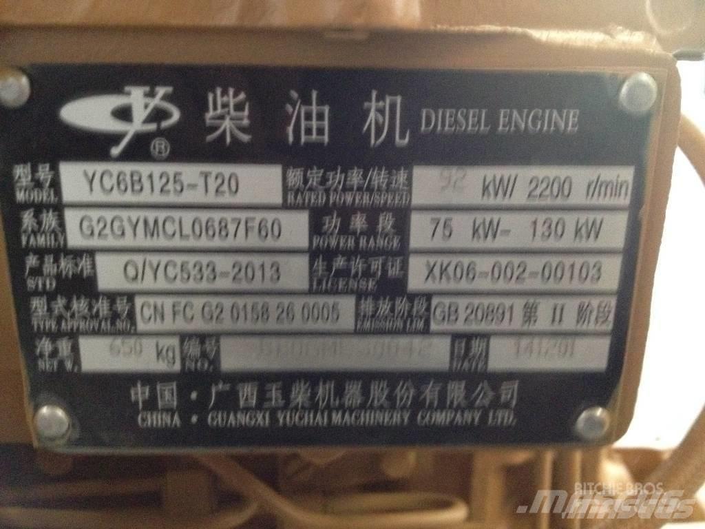 Yuchai YC6B125-T20 发动机