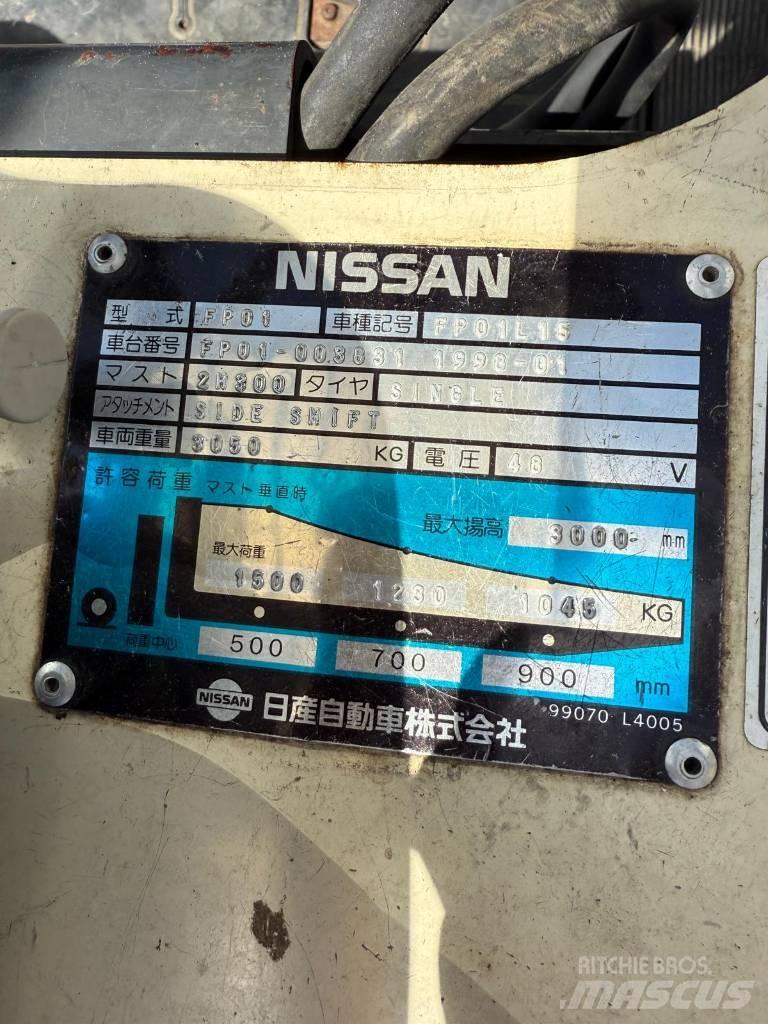 Nissan FP01 L 15 U 电动叉车