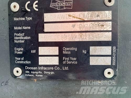 Doosan DX140LCR-5 履带挖掘机