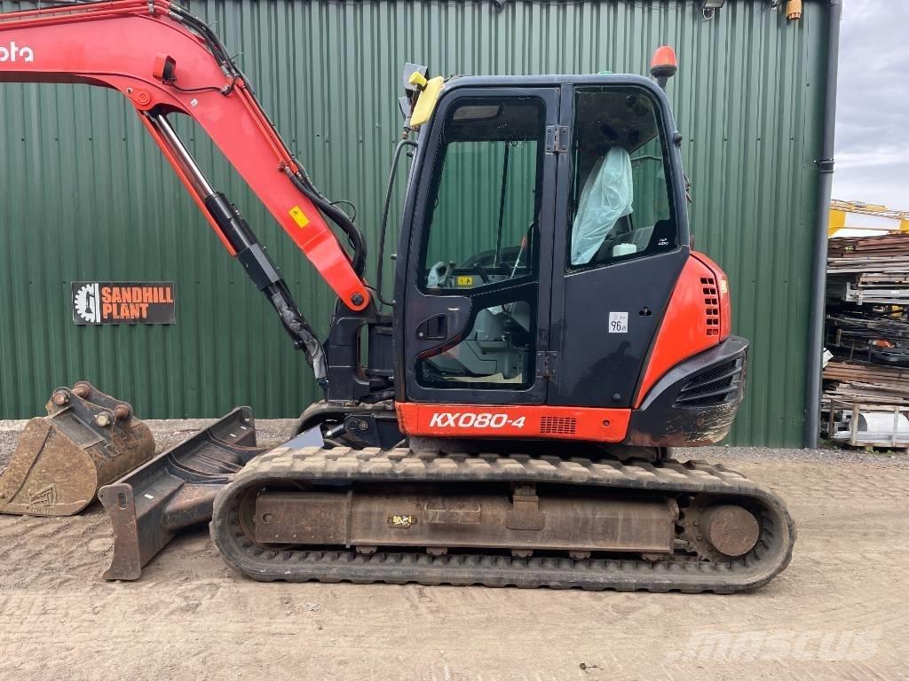 Kubota KX 080-4 中型挖掘机