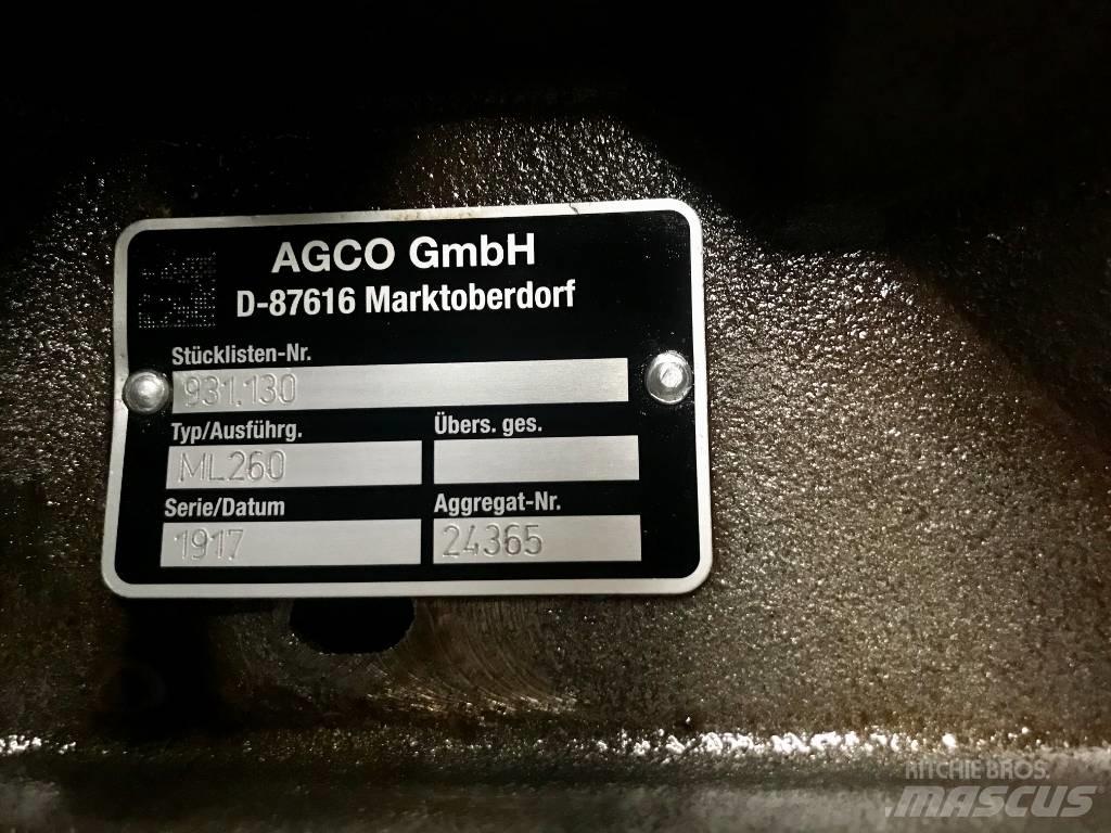 Fendt 828 Vario 底盘和悬架