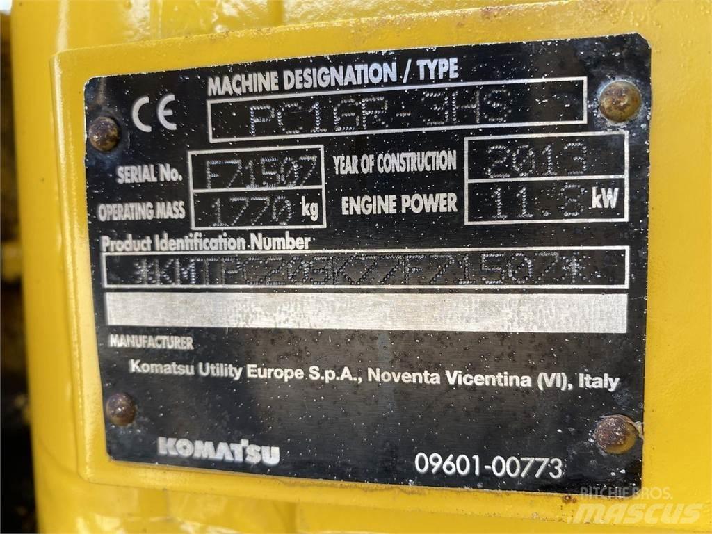 Komatsu PC16R-3 轮式挖掘机