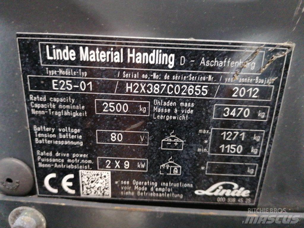 Linde E25-01 电动叉车