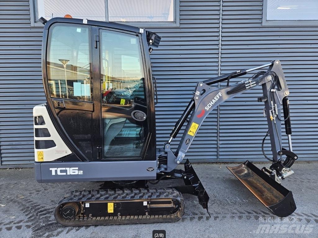 Terex tc16-2 小型挖掘机