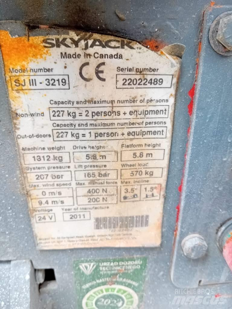 SkyJack 3219 SJ 剪叉式升降机