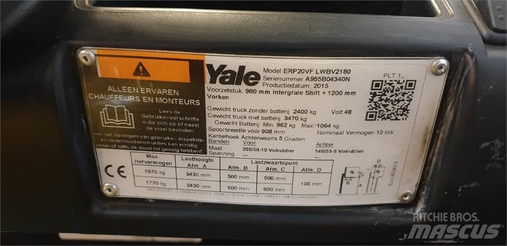 Yale ERP20VF 2014 电动叉车