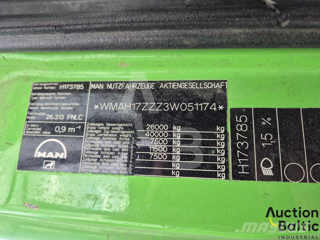 MAN TGA26.310 垃圾车