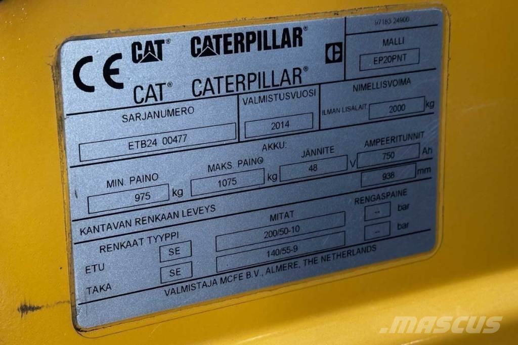 CAT EP 20 电动叉车
