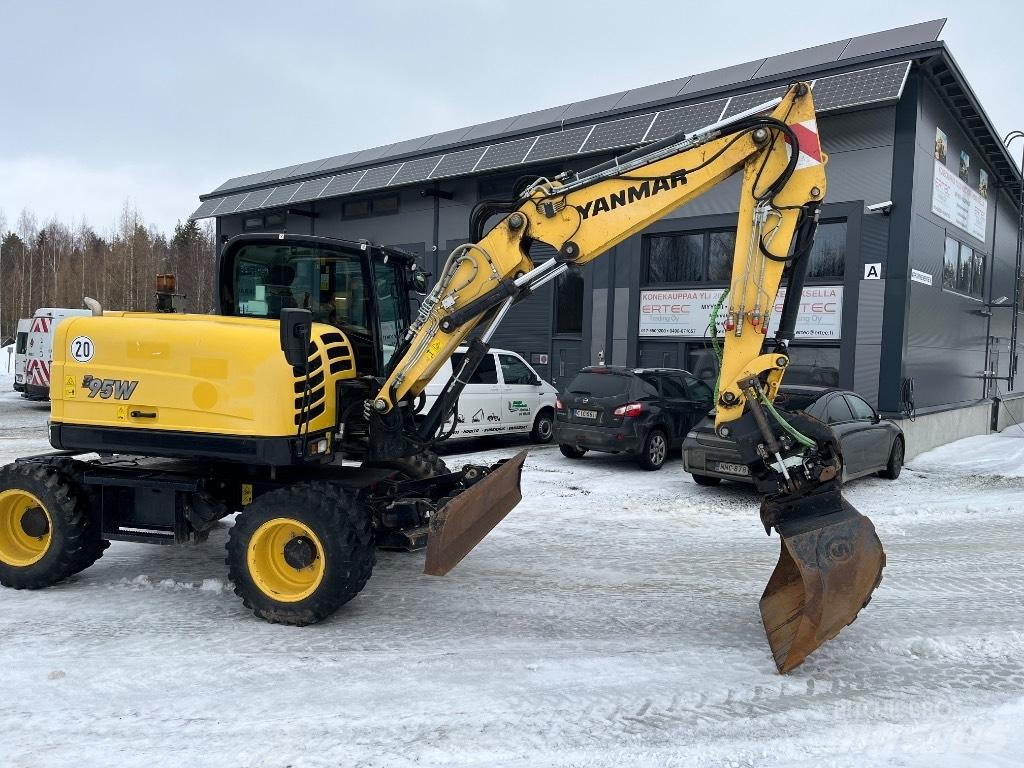Yanmar B 95 W 轮式挖掘机
