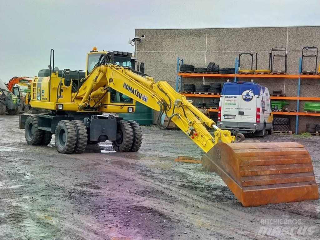Komatsu PW148-8 轮式挖掘机