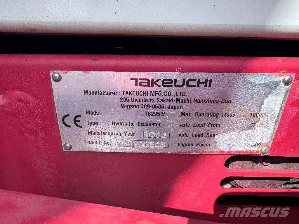 Takeuchi TB 295 W 轮式挖掘机