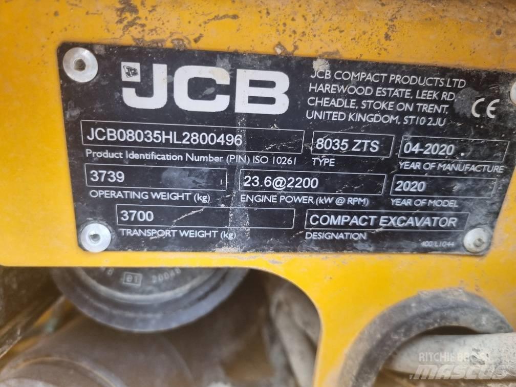 JCB 8035 ZTS 小型挖掘机