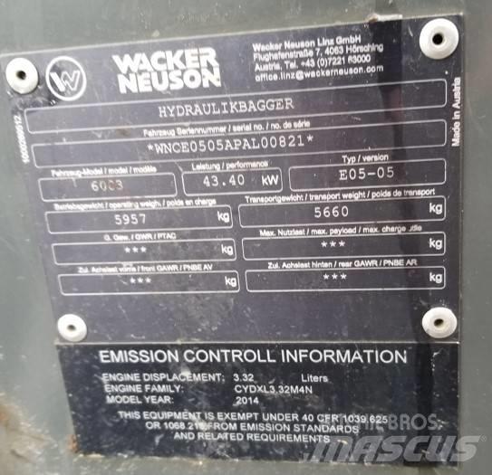 Wacker Neuson 6003 履带挖掘机
