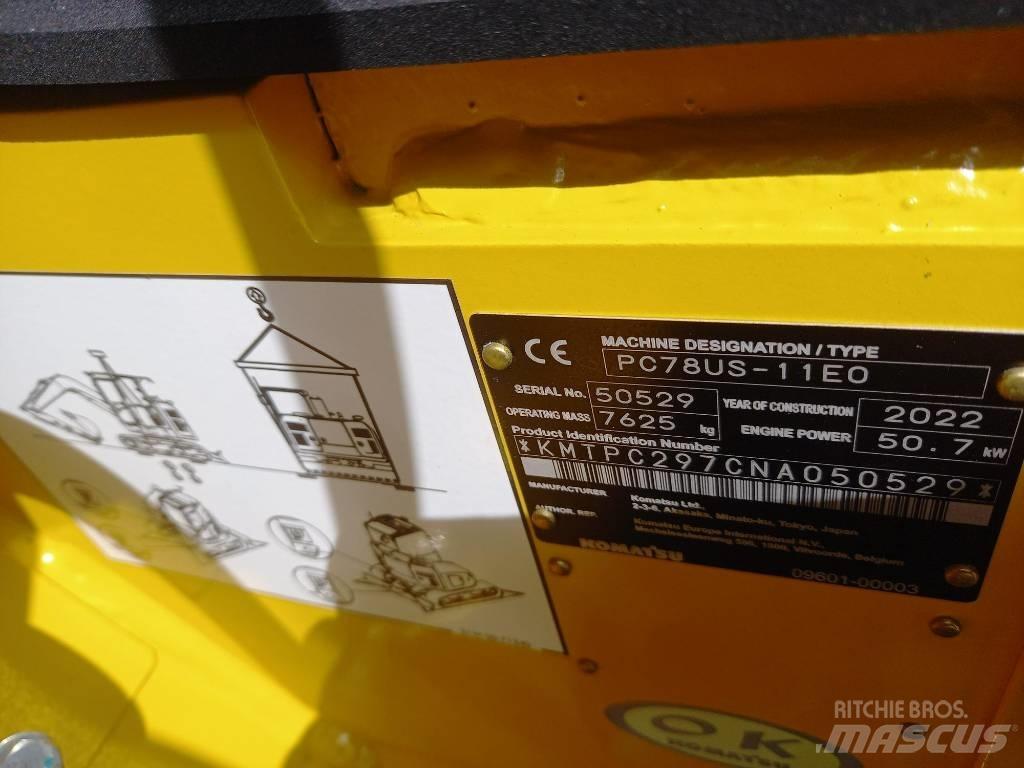 Komatsu PC78US-11EO 中型挖掘机