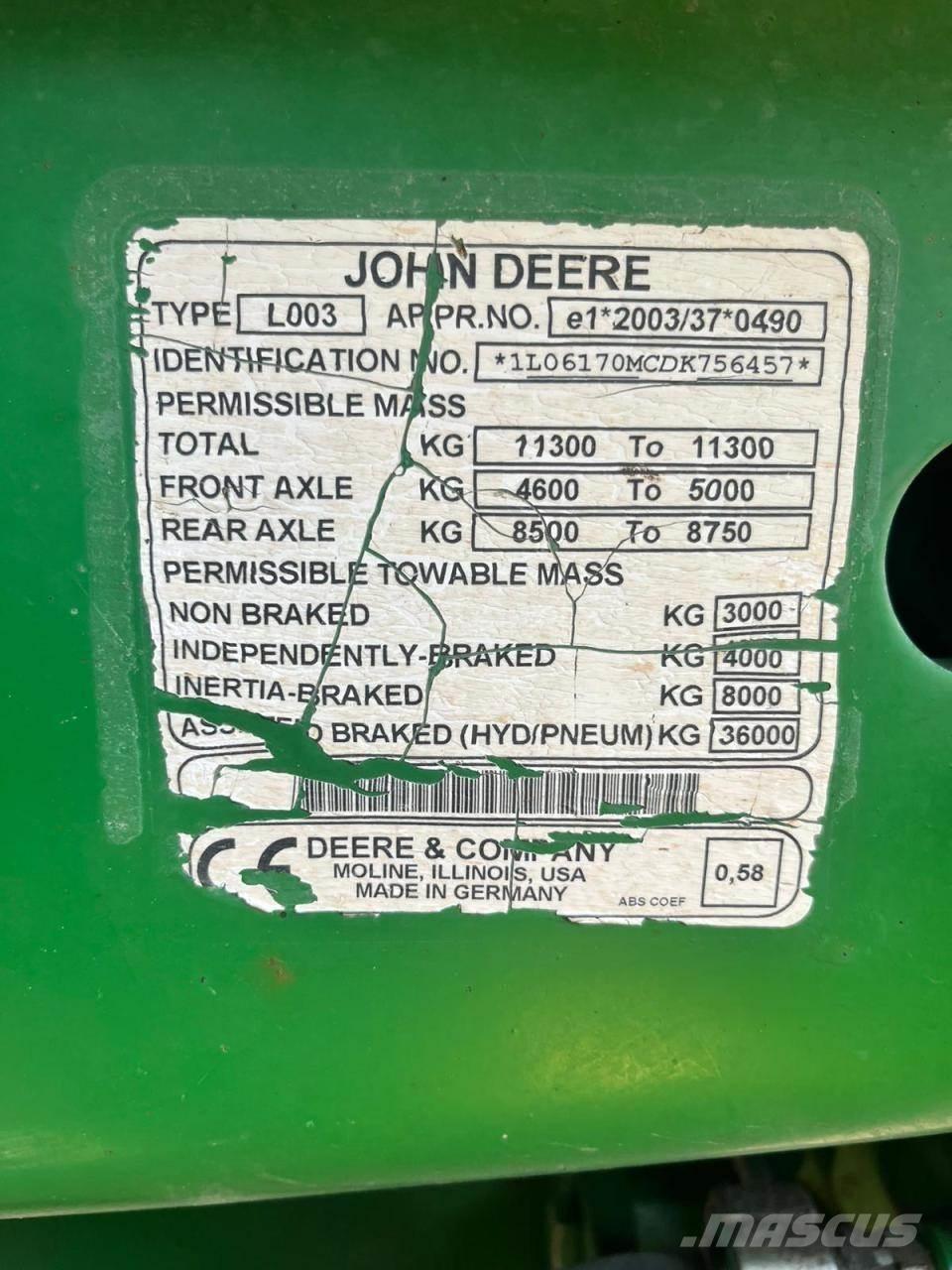 John Deere 6170M 拖拉机/农用车
