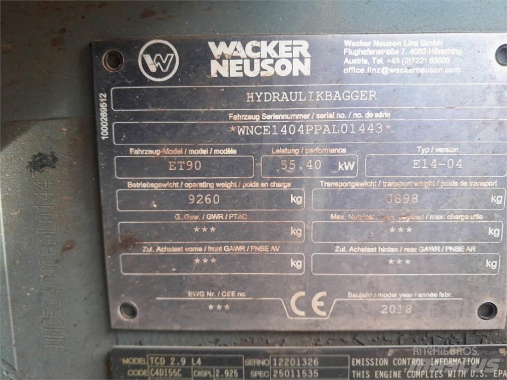 Wacker Neuson ET90 小型挖掘机