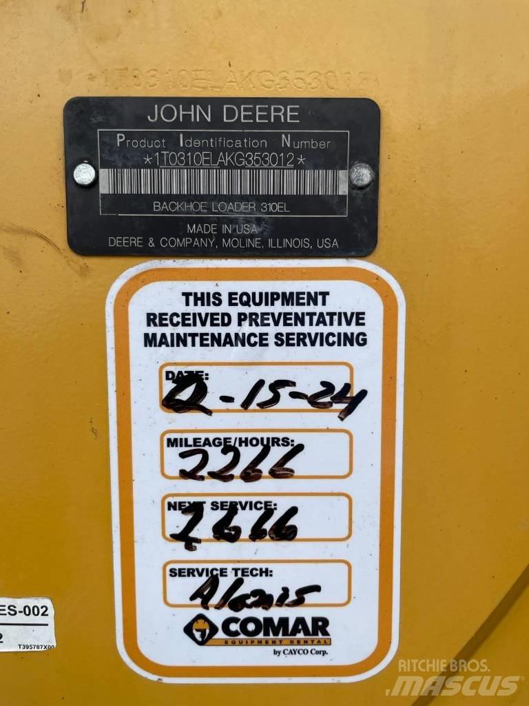John Deere 310L EP 反铲装载机
