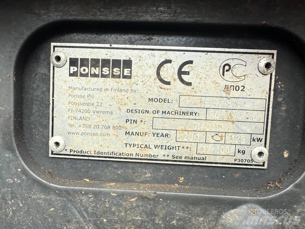 Ponsse ELK 8W 集运机