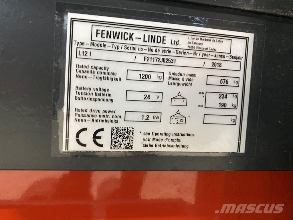Linde L12 I 手推堆垛车