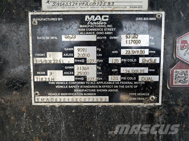 MAC END DUMP 其他拖车