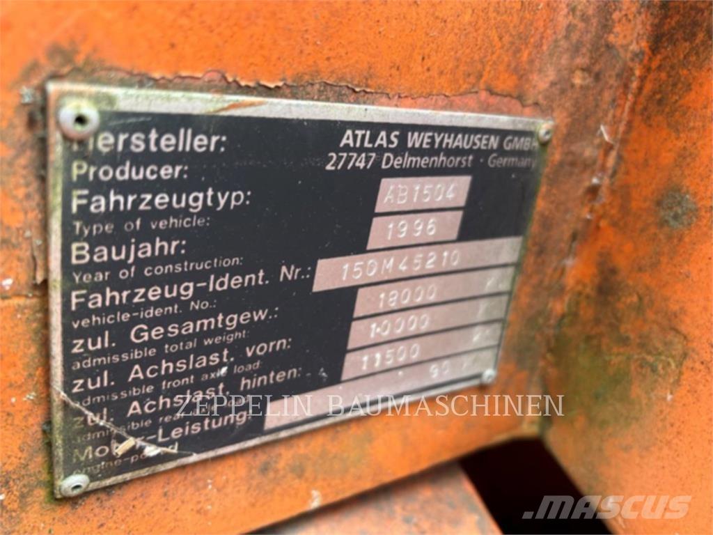 Atlas 1504 轮式挖掘机
