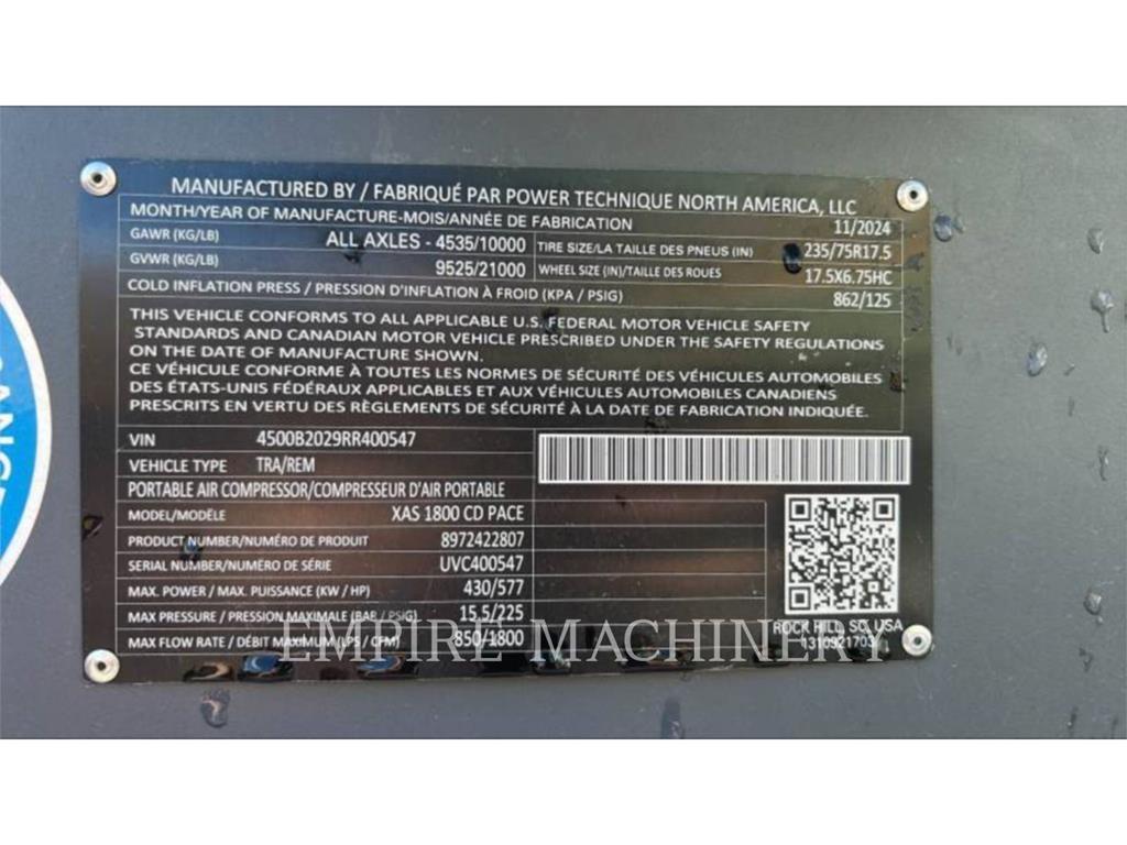 Atlas Copco XAS1800CD 压缩机