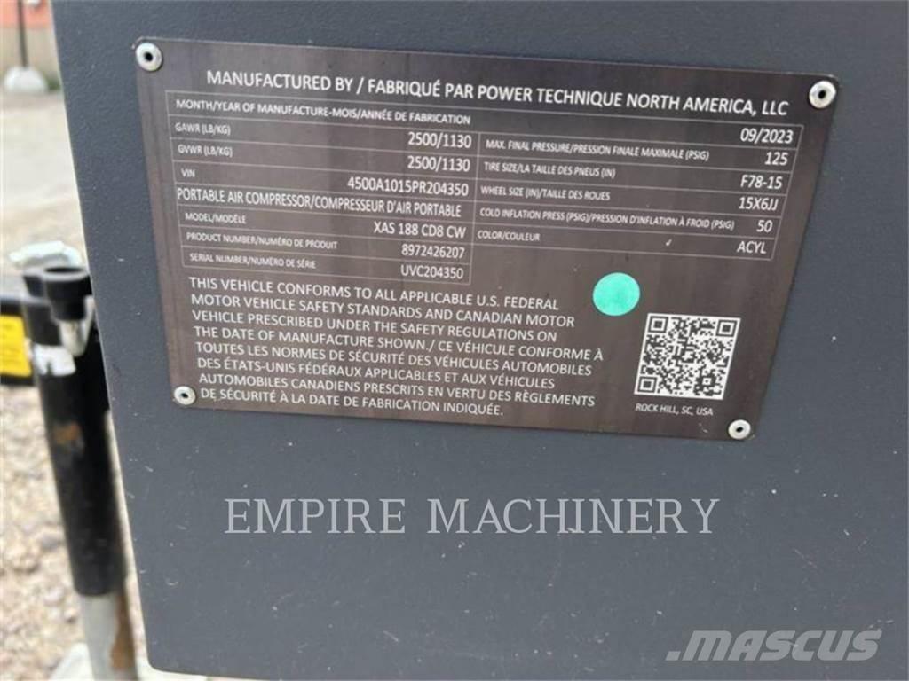 Atlas Copco XAS188CD 压缩机