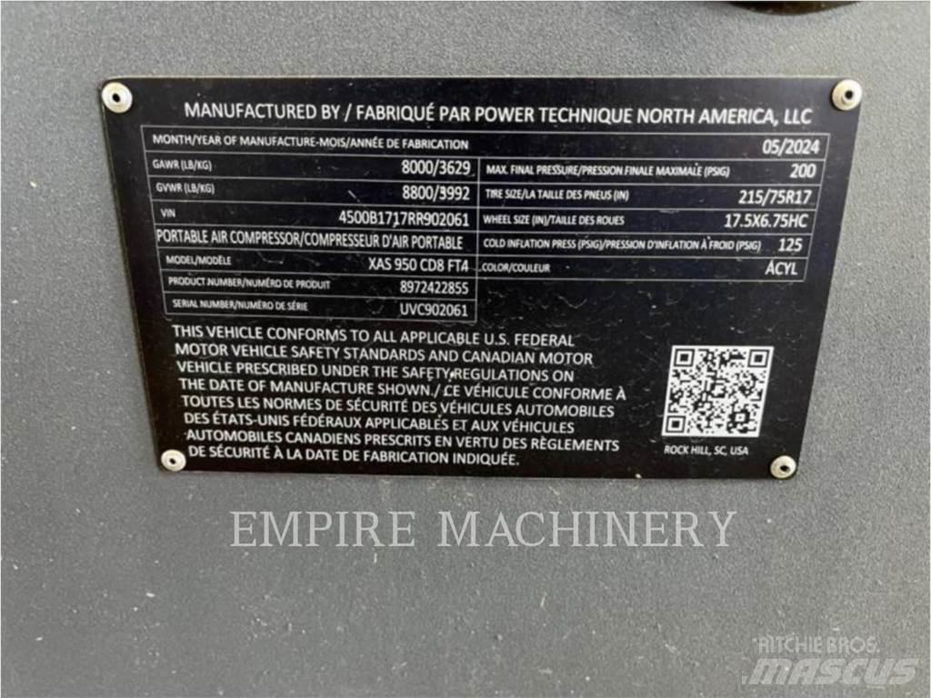 Atlas Copco XAS950CD 压缩机