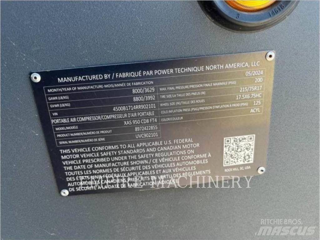 Atlas Copco XAS950CD 压缩机