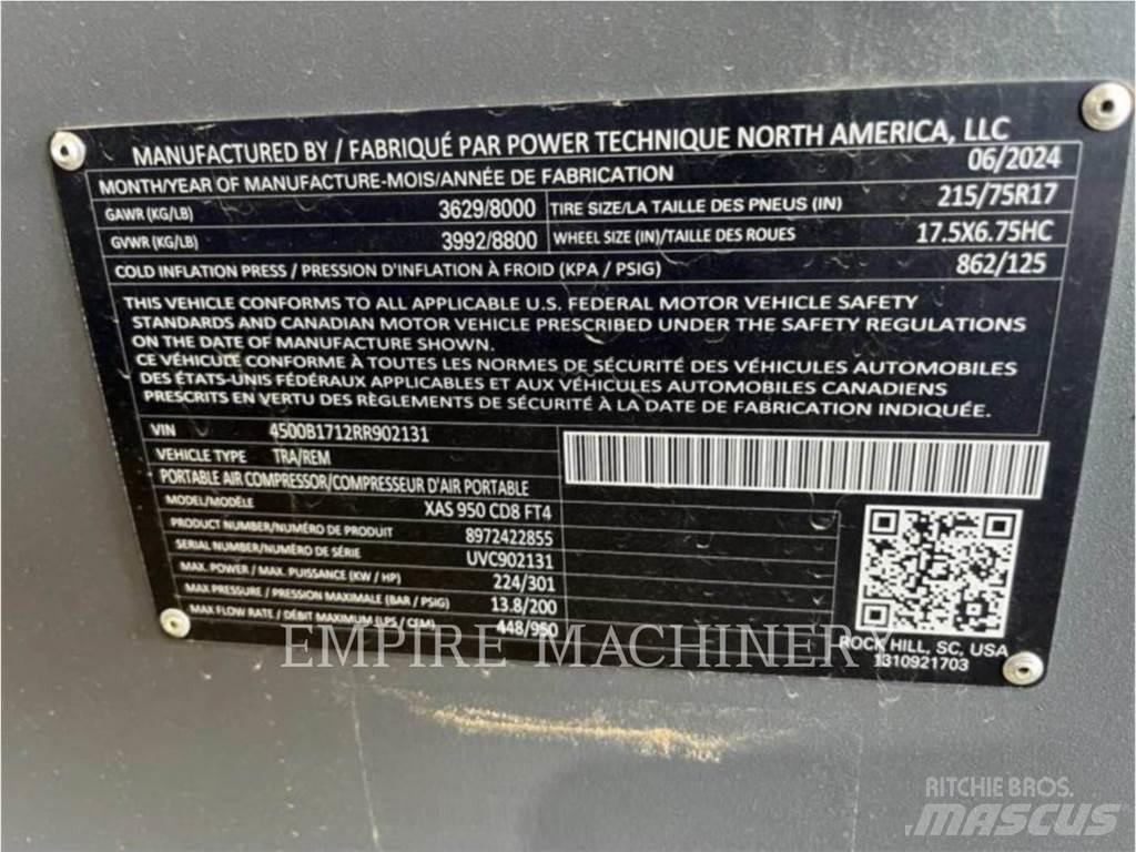 Atlas Copco XAS950CD 压缩机